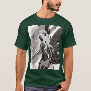 Fantasy Death Goth Skeleton Fairy Aesthetic Fairyw T-Shirt