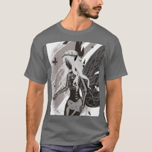 Fantasy Death Goth Skeleton Fairy Aesthetic Fairyw T-Shirt