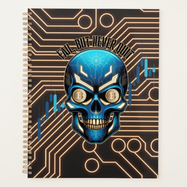 Fantasy Design | Crypto Btc | Motivation | Blue (Devant)