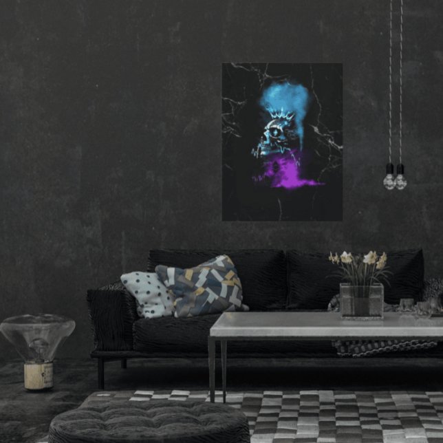 Fantasy Design | Cryptocurrency | Ethereum Marble Canvas Print (Creator Uploaded)