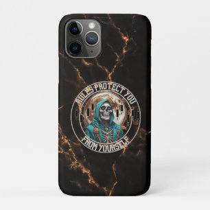 Fantasy Design marble   Grim Reaper   Motivation iPhone 11 Pro Case