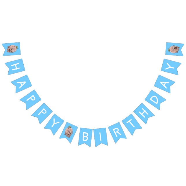 Fantasy dinosaurs bunting flags (All)