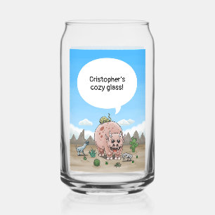 Fantasy Dinosaurs Can Glass