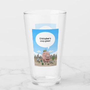 Fantasy Dinosaurs Glass