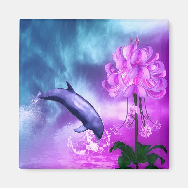 Fantasy Dolphin Magnet (Front)