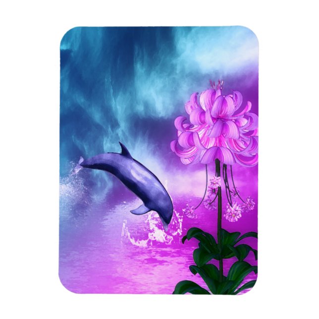 Fantasy Dolphin Magnet (Vertical)