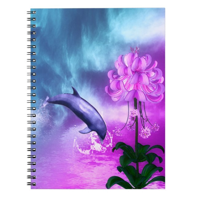 Fantasy Dolphin Notebook (Front)