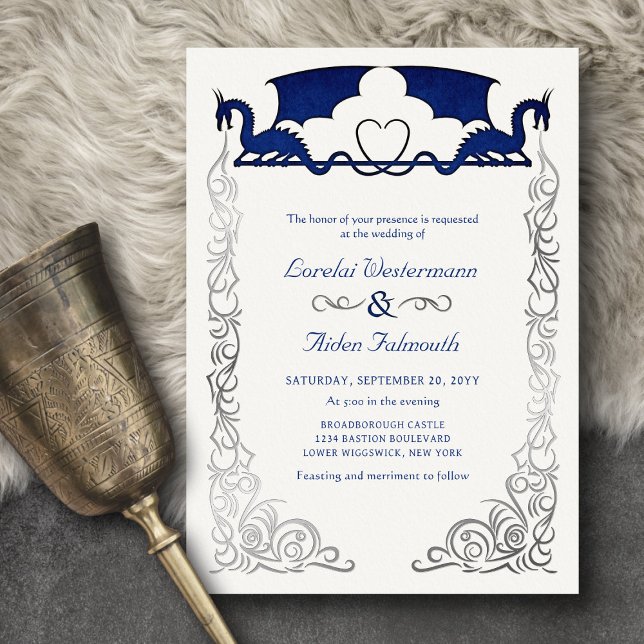 Fantasy Dragon Blue Wedding (Creator Uploaded)