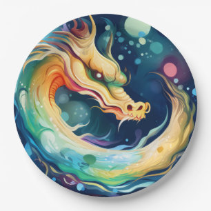 Fantasy Dragon Dream Animal 7 Paper Plate