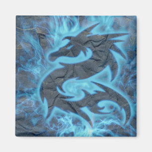 Fantasy Dragon Flame Fridge Magnet