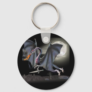 Fantasy dragon keychain
