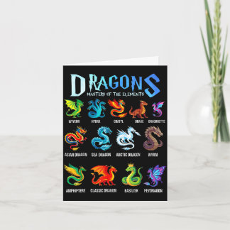 Fantasy dragon types dragons masters of the card