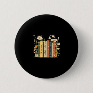 Fantasy Drama Tragedy Book Floral Subtle Anti-trum 2 Inch Round Button