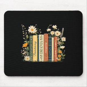 Fantasy Drama Tragedy Book Floral Subtle Anti-trum Mouse Pad