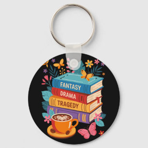 Fantasy Drama Tragedy Books Subtle Anti-trump Keychain