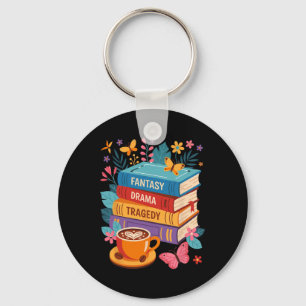 Fantasy Drama Tragedy Books Subtle Anti-trump Keychain