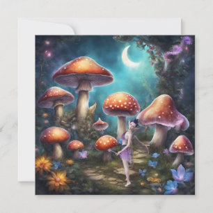 Fantasy Dream World Fairy and Mushrooms
