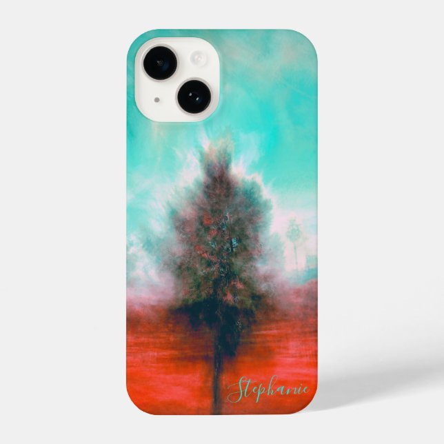 Fantasy Dreamy Tree  iPhone Case (Back)