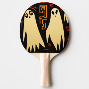 Fantasy Egyptian Ghosts Halloween (2) Ping Pong Paddle