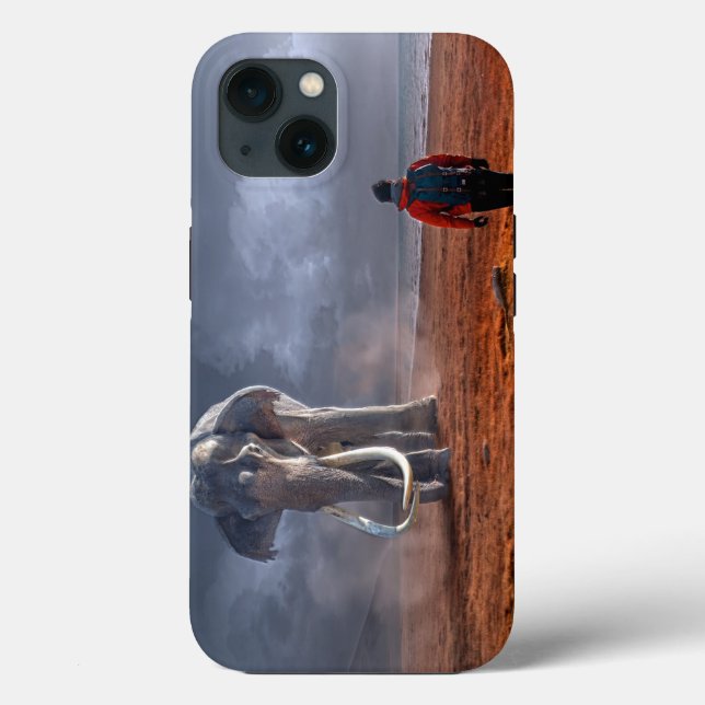 Fantasy Elephant and Man Case-Mate iPhone Case (Back)