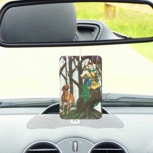 Fantasy Elf Archer Vizsla Dog Enchanted Forest Air Freshener