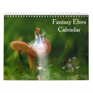 Fantasy Elves Elf 2025 Calendar