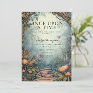 Fantasy Enchanted Bridal Shower Invitation