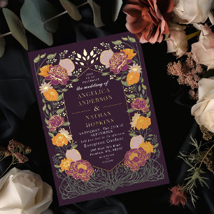 Fantasy Enchanted Floral Garden Wedding