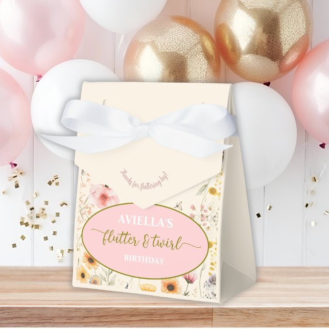 Fantasy Fairy Flutter and Twirl Wildflower Favor Box (Creator Uploaded)