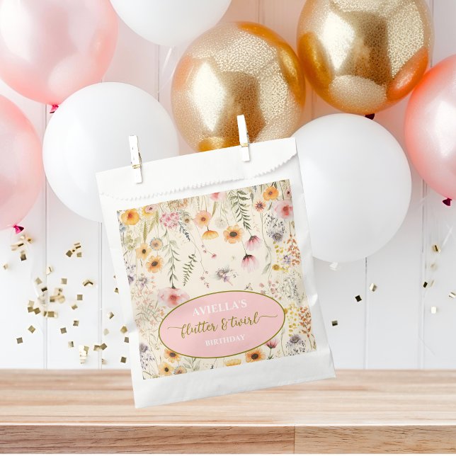 Fantasy Fairy Flutter and Twirl Wildflower Favour Bag (Creator Uploaded)