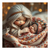 Fantasy Fairy Mother and Baby Art