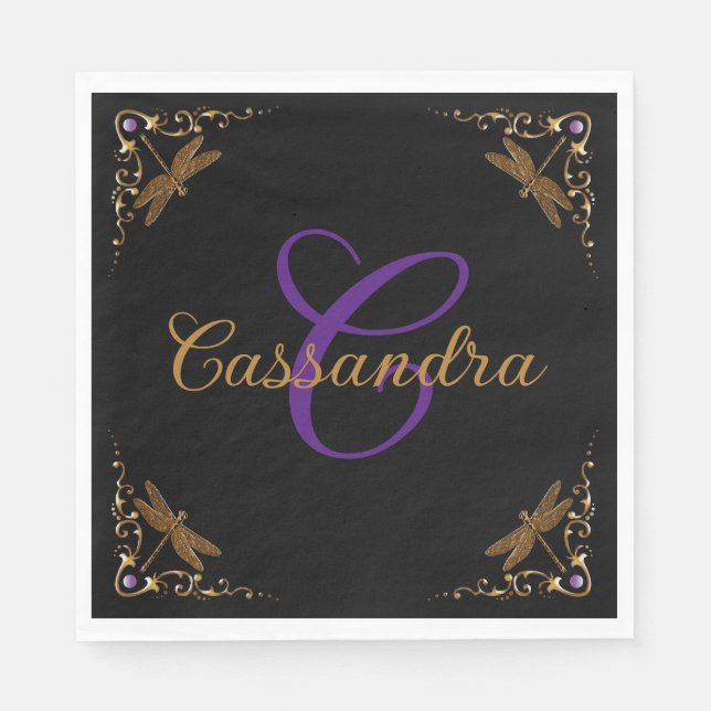 Fantasy Fairy Tale Personalized  Napkin (Front)