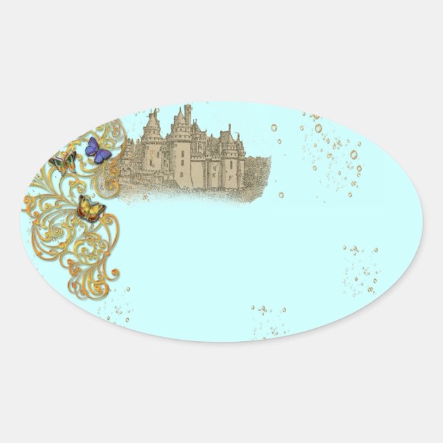Fantasy Fairy Tale Stickers Tags (Front)