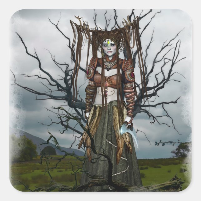 fantasy fairy witch stickers (Front)