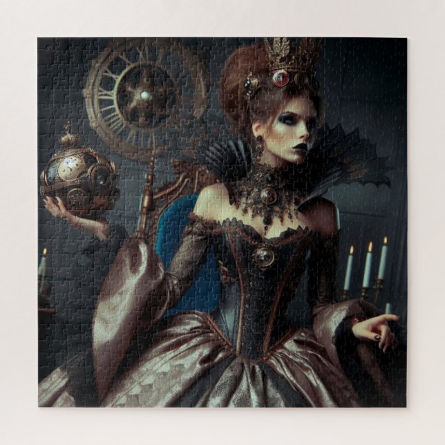 Fantasy Fairytale Elegant Evil Queen Jigsaw Puzzle (Vertical)
