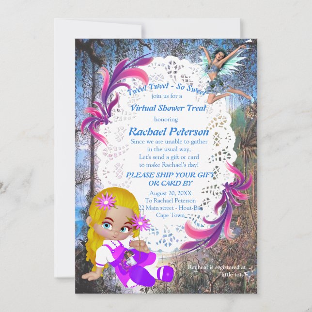 Fantasy Fairytale Stories in the Woods and Forests Thank You Card (Front)