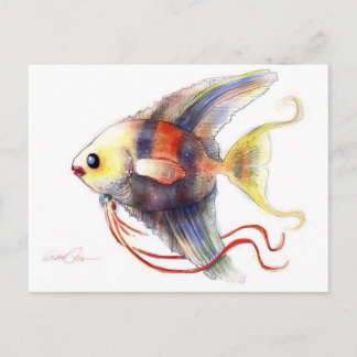 Fantasy Fish: Angelica Postcard