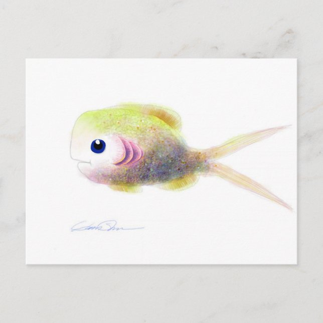 Fantasy Fish: Gilly Post Cards (Front)