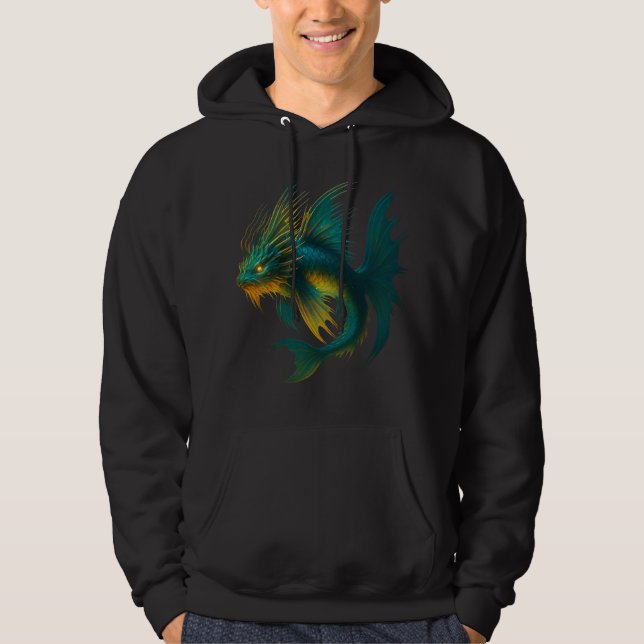 Fantasy Fish Glow Hoodie (Front)