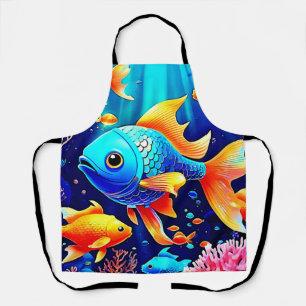 Fantasy Fish Swim Design Apron