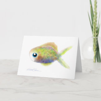 Fantasy Fish: The Blue-Eyed Boy Card
