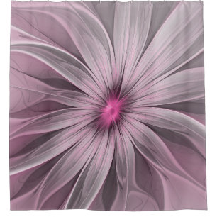 Fantasy Flower Abstract Plum Floral Fractal Art