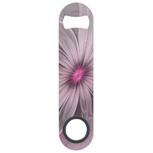 Fantasy Flower Abstract Plum Floral Fractal Art Bar Key