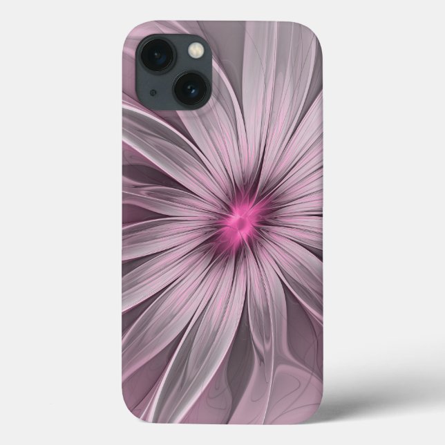 Fantasy Flower Abstract Plum Floral Fractal Art Case-Mate iPhone Case (Back)