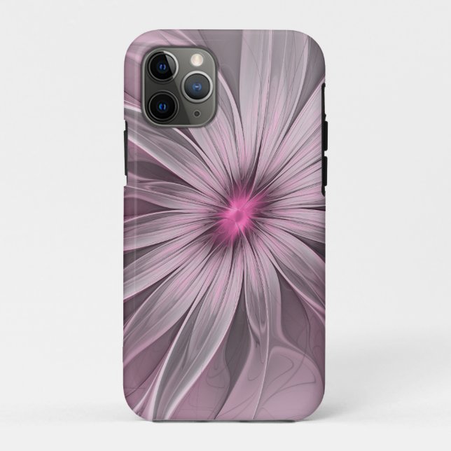 Fantasy Flower Abstract Plum Floral Fractal Art Case-Mate iPhone Case (Back)
