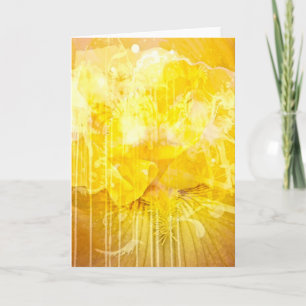 Fantasy Flower Blank Card