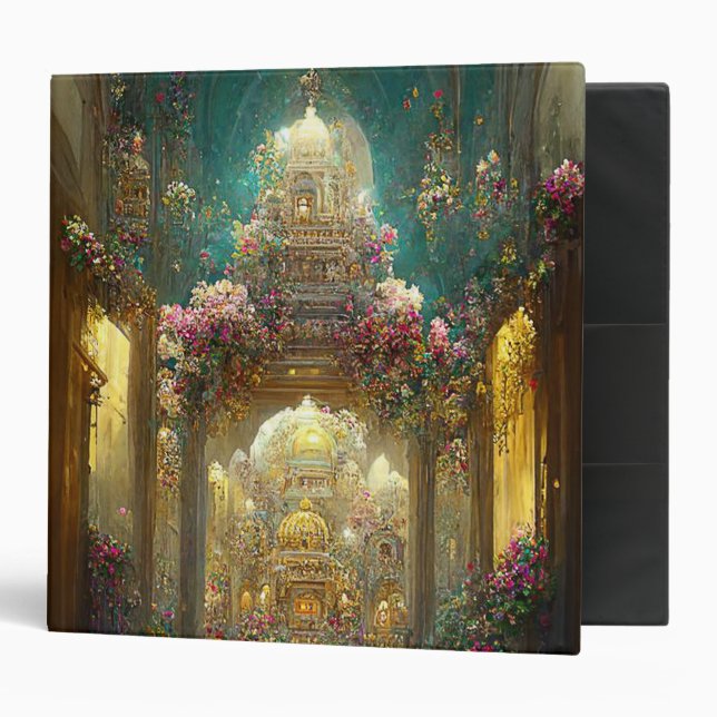 Fantasy Flowers Church - Binder, Office Binder (Front/Inside)