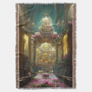 Fantasy Flowers Church - Blanket