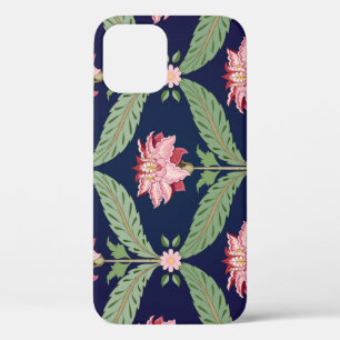 Fantasy Flowers: Dark Indian Motifs iPhone 12 Case