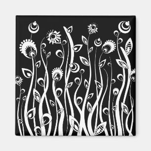 fantasy flowers magnet